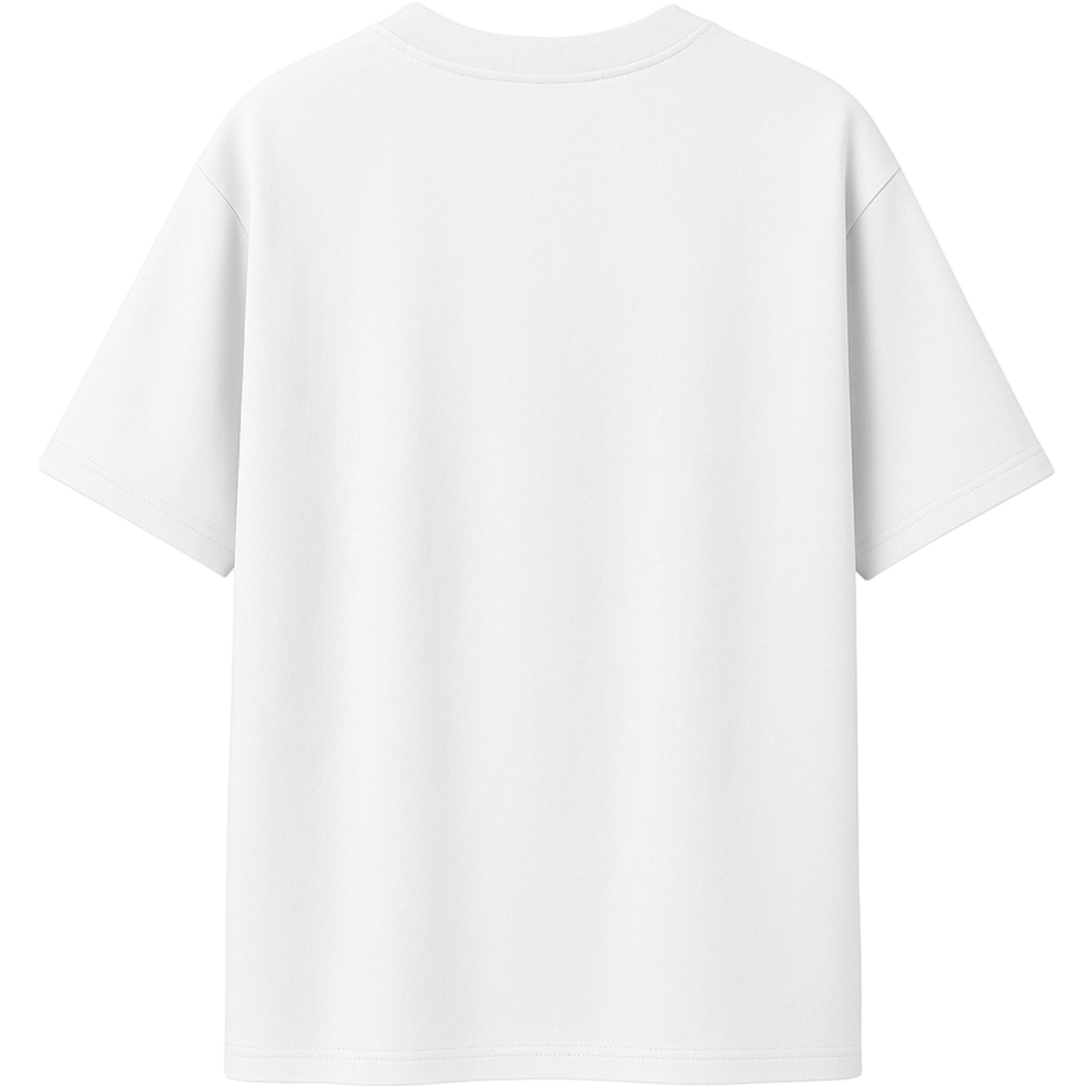 White T-Shirt Back Image