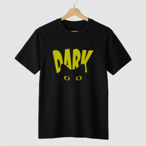 T-shirt DARK Le regard du chat noir